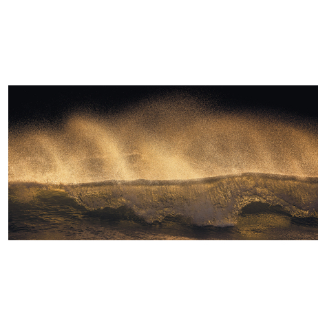 Papier peint photo - golden wave - dimensions 200 x 100 cm