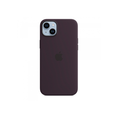 Apple etui en silicone pour iphone 14 plus avec magsafe elderberry mpt93zm/a