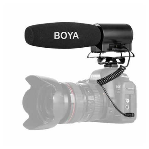 Boya Mini Condensator Microfoon By-Dmr7 Met Recorder