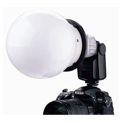 Falcon eyes diffusor ball fga-db150 15 cm pour flash d'appareil photo speedlite