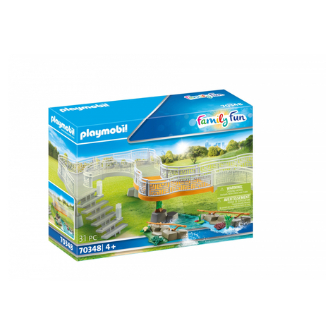 Playmobil family fun - set d'extension zoo (70348)