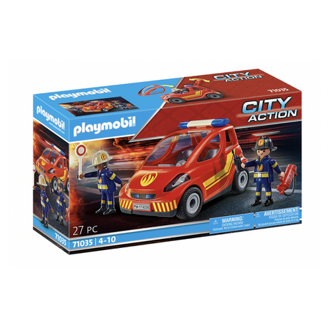 Playmobil city action - petit camion de pompiers (71035)