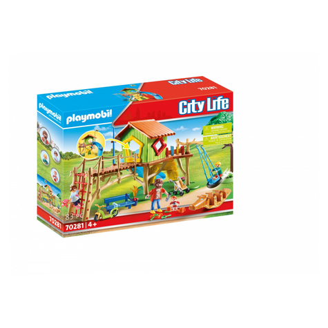 Playmobil city life - aire de jeux d'aventure (70281)