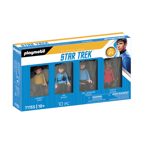 Playmobil star trek - ensemble de figurines (71155)