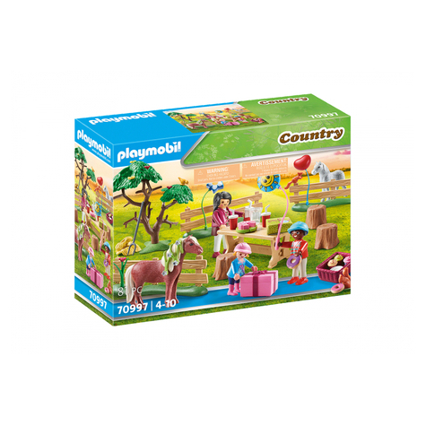 Playmobil country - anniversaire d'enfant au poney (70997)