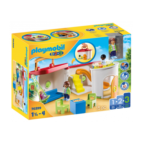 Playmobil 1.2.3 - mon jardin d'enfants à emporter (70399)