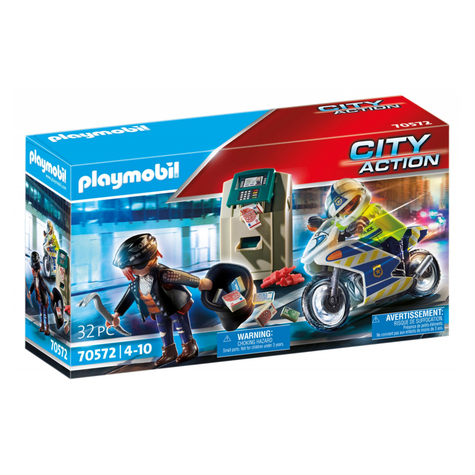Playmobil city action - moto de la police (70572)