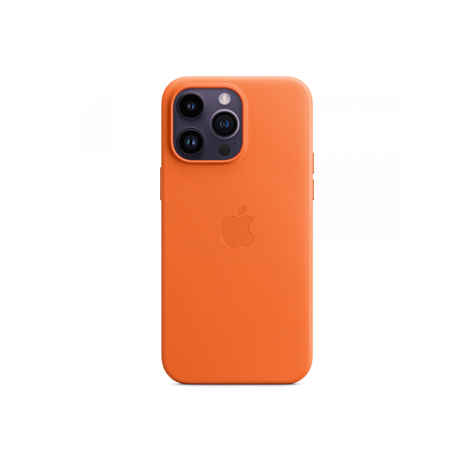 Apple Iphone 14 Pro Max Leren Hoesje Met Magsafe Oranje Mppr3zm/A