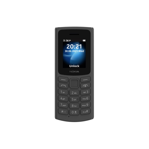 Nokia 105 4g Zwart Dual Sim 16vegb01a08