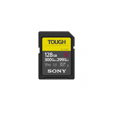 Sony Sf-G Serie Tough Sf-G 128t - Flash Geheugenkaart Sfg1tg