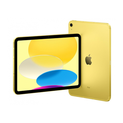 Apple ipad wi-fi + cellulaire 256gb jaune 10.9 mq6v3fd/a