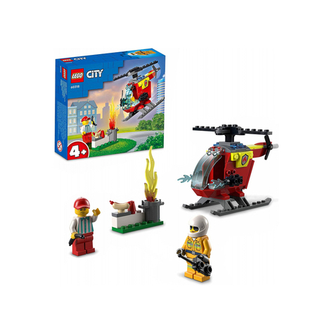 Lego city - hélicoptère des pompiers (60318)