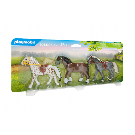 Playmobil country - 3 chevaux (70683)