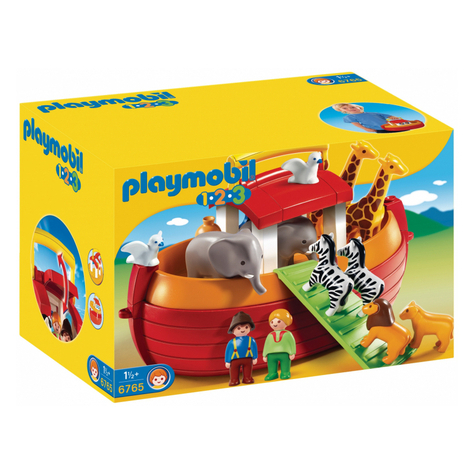 Playmobil 1.2.3 - mon arche de noé à emporter (6765)