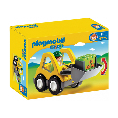 Playmobil 1.2.3 - chargeuse sur pneus (6775)
