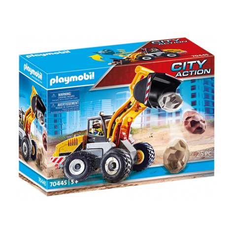Playmobil city action - chargeuse sur pneus (70445)