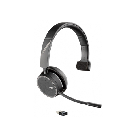 Poly Bt Headset Voyager 4210 Uc Mon. Usb-A (Incl. Laadstation) - 212740-01