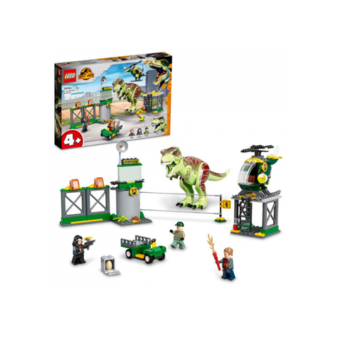 Lego jurassic world - l'évasion de t. Rex (76944)