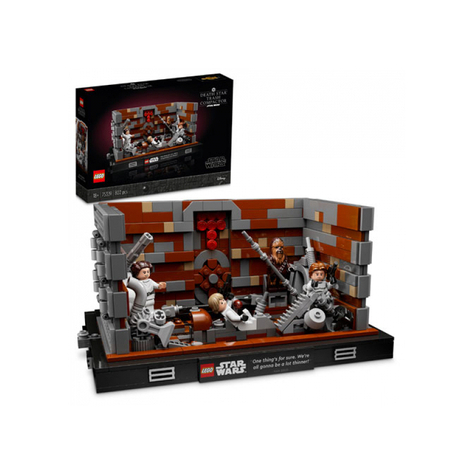 Lego star wars - la presse de l'étoile de la mort - diorama (75339)