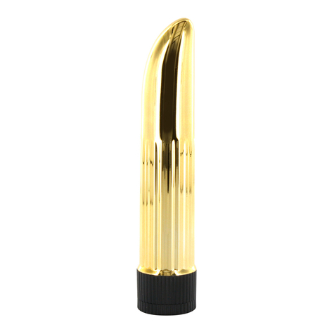 Vibromasseur mini : ladyfinger gold vibrator
