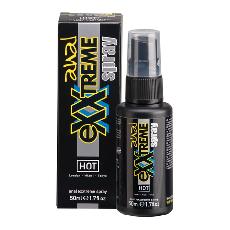Crèmes Gels Lotions Spray Anaal : Hot Exxtreme Anaal Spray 50 Ml