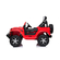 Kinderfahrzeug - Elektro Auto "Jeep Wrangler Rubicon" - Lizenziert - 12v10ah Akku,4 Motoren+ 2,4ghz+Ledersitz+Eva -Rot