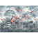 Papier peint photo - flamingos in the sky - dimensions 400 x 280 cm