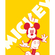 Fleece Fotobehang - Mickey Contrast - Afmeting 200 X 250 Cm