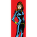 Fleece Fotobehang - Marvel Powerup Widow - Afmeting 100 X 250 Cm