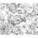 Fleece Fotobehang - Bloemenperk - Afmeting 300 X 250 Cm