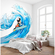 Papier peint photo - mickey surfing - taille 300 x 280 cm